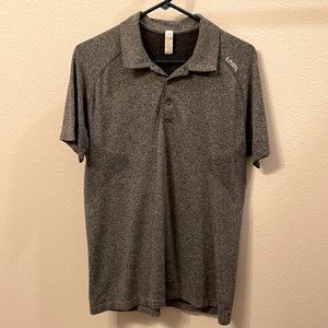 UNRL - Men's - Golf Polo Short Sleeved - Grey - Medium